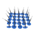 24pcs Tyre Puncture Patch Auto Tubeless Tyre Puncture Repair Wired 4.5mm Mushroom Tyre Plug Patch Qme 24Pcs Blue