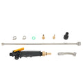 1 Set Sprayer Wand Replace 1/4 & 3/8 Brass Barb Sprayer Wand 2 Hose Clamp Replacement Spray Bar With Shut-off Valve Sprayer Tool Qme 72cm