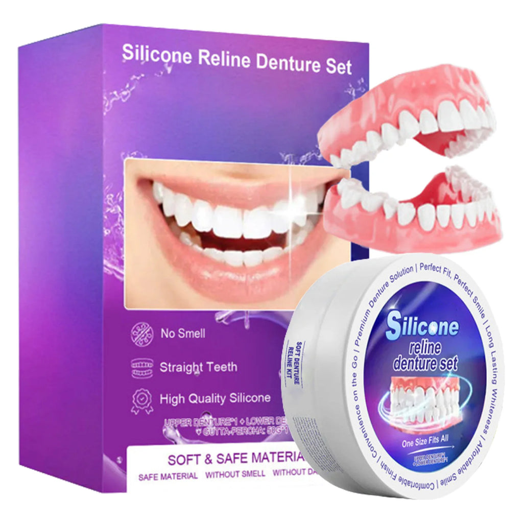 Silicone Denture Fit Temporary Orthodontic Teeth Dentures Fake Tooth Qme 01 CN