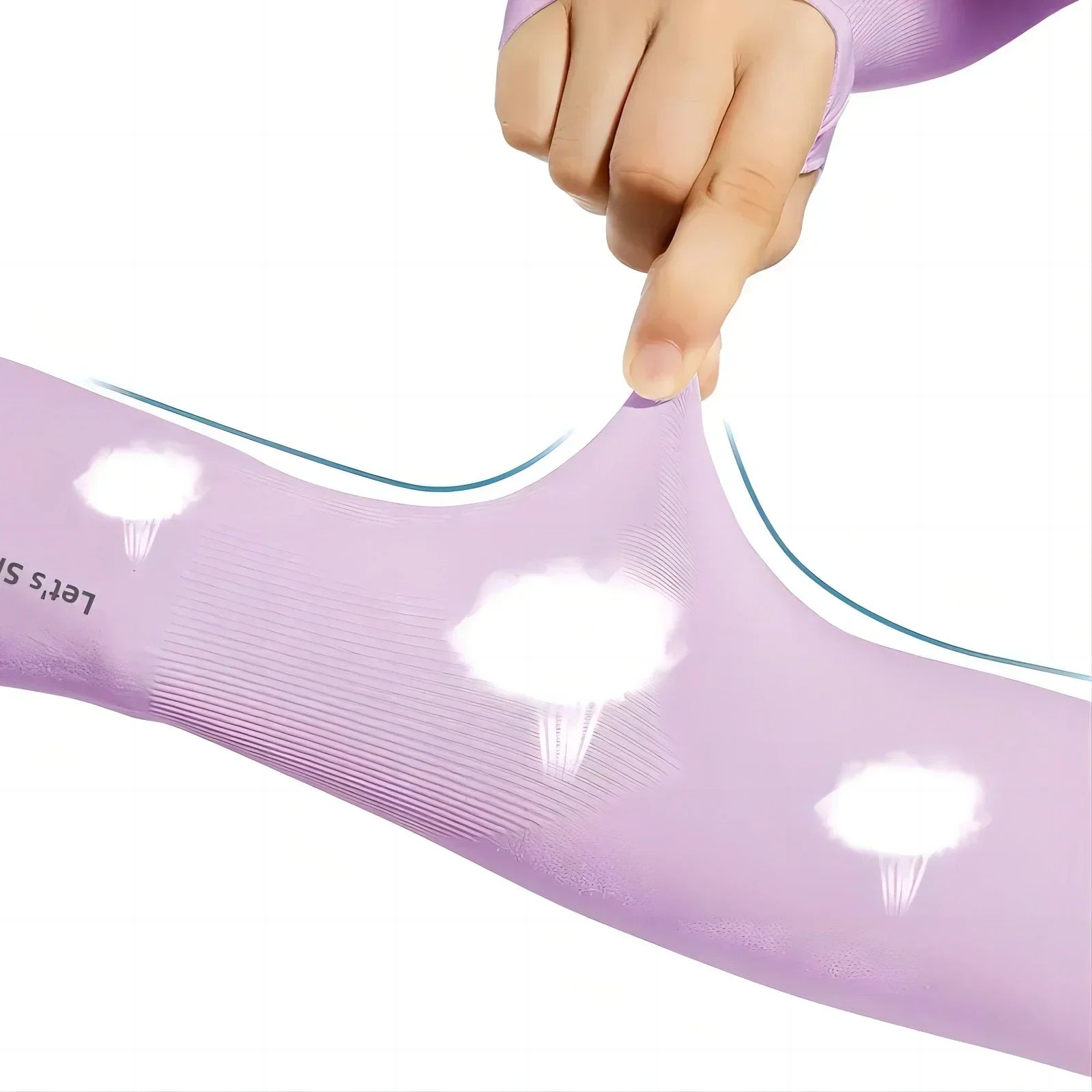 1 Pair Ice Silk Sun Protection Arm Covers Unisex Elbow Cover Outdoor Cycling Running Fishing Driving Cool Anti-UV Arm Sleeves Qme