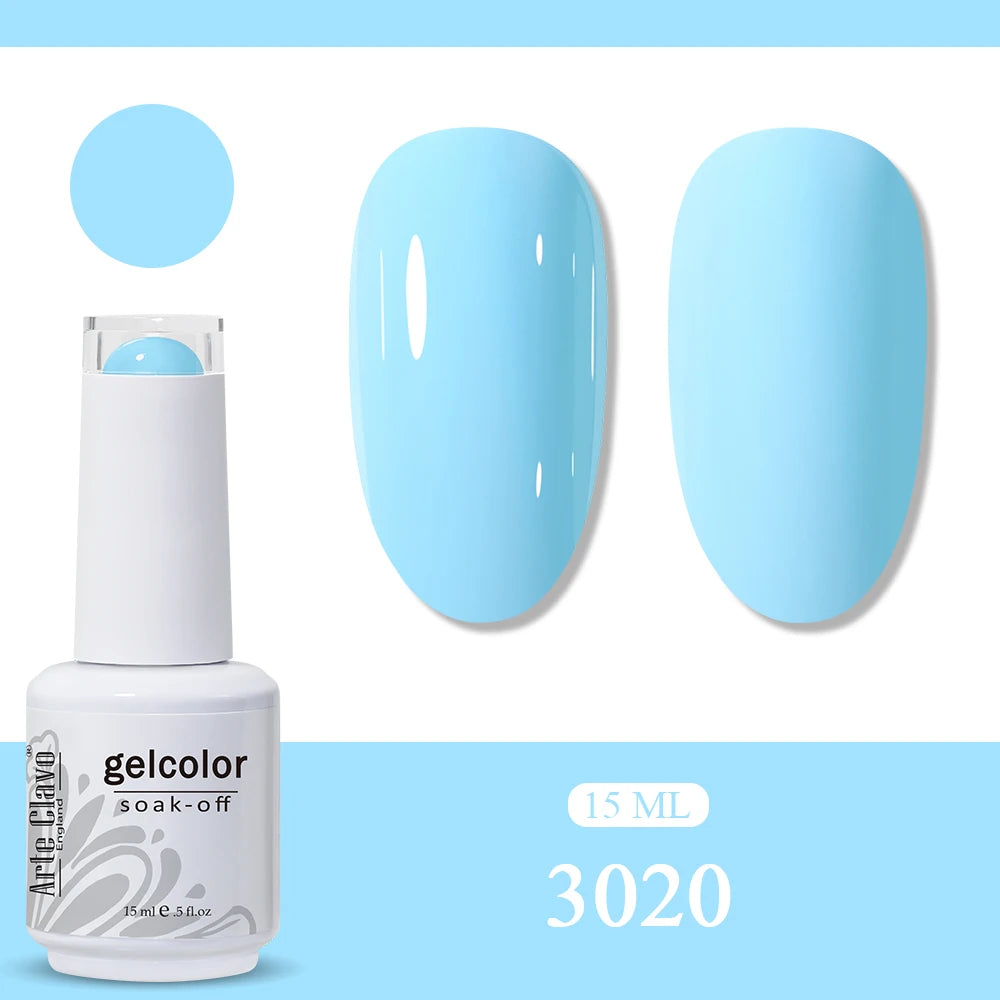 Arte Clavo Amber Gel Nail Polish Translucent Vintage Jelly Semi