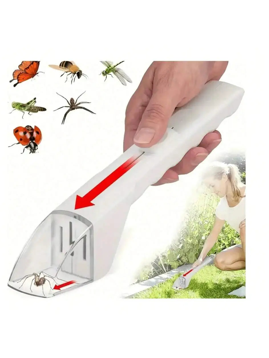 Handheld Insect Trap Spider Bee Cockroach Butterfly Capture Tool Qme