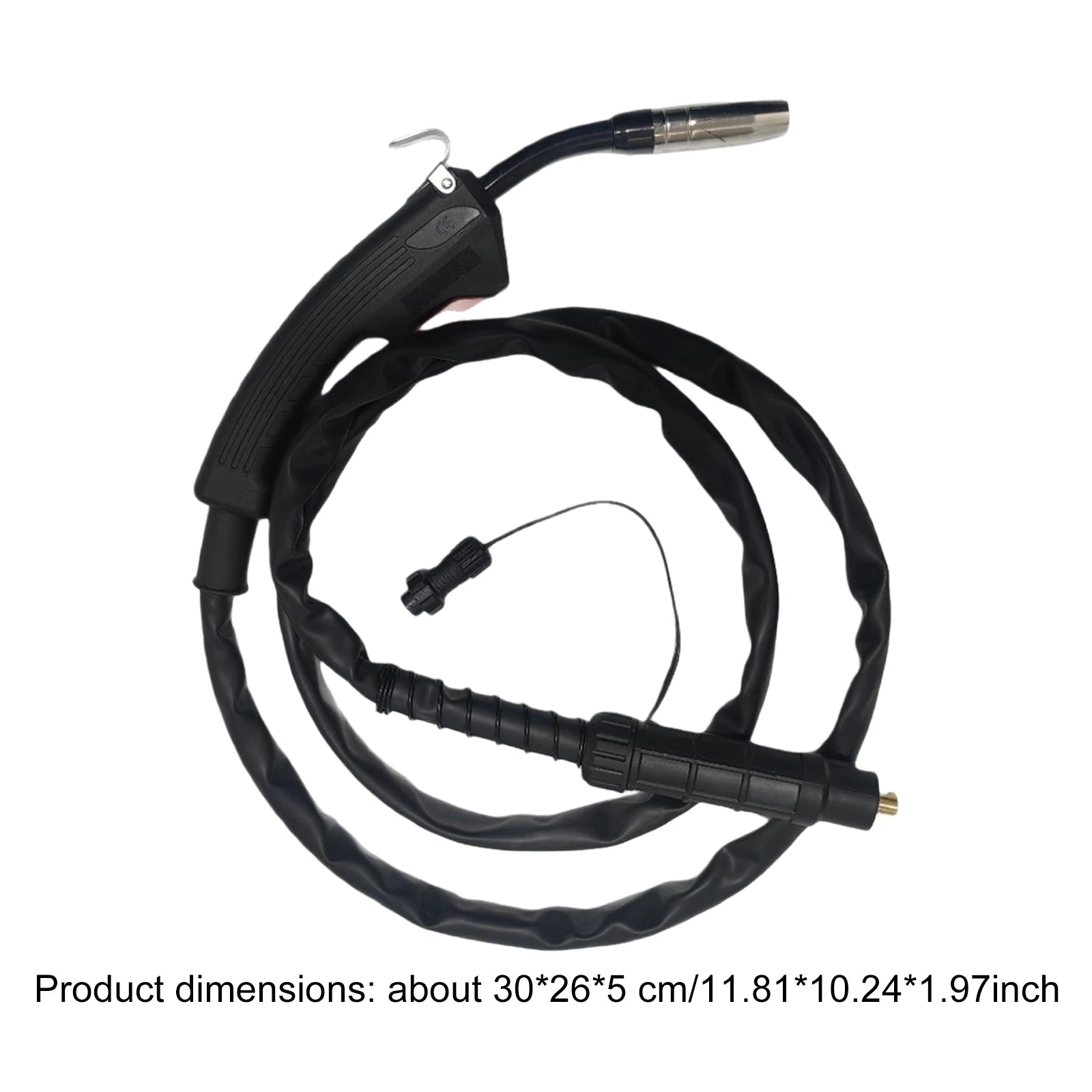 Semiautomatic F180 180A FLUX MIG Welding Gun 2M MIG Welding Gun Torch Stinger Small Welding Machine Flux Cored Wire Qme