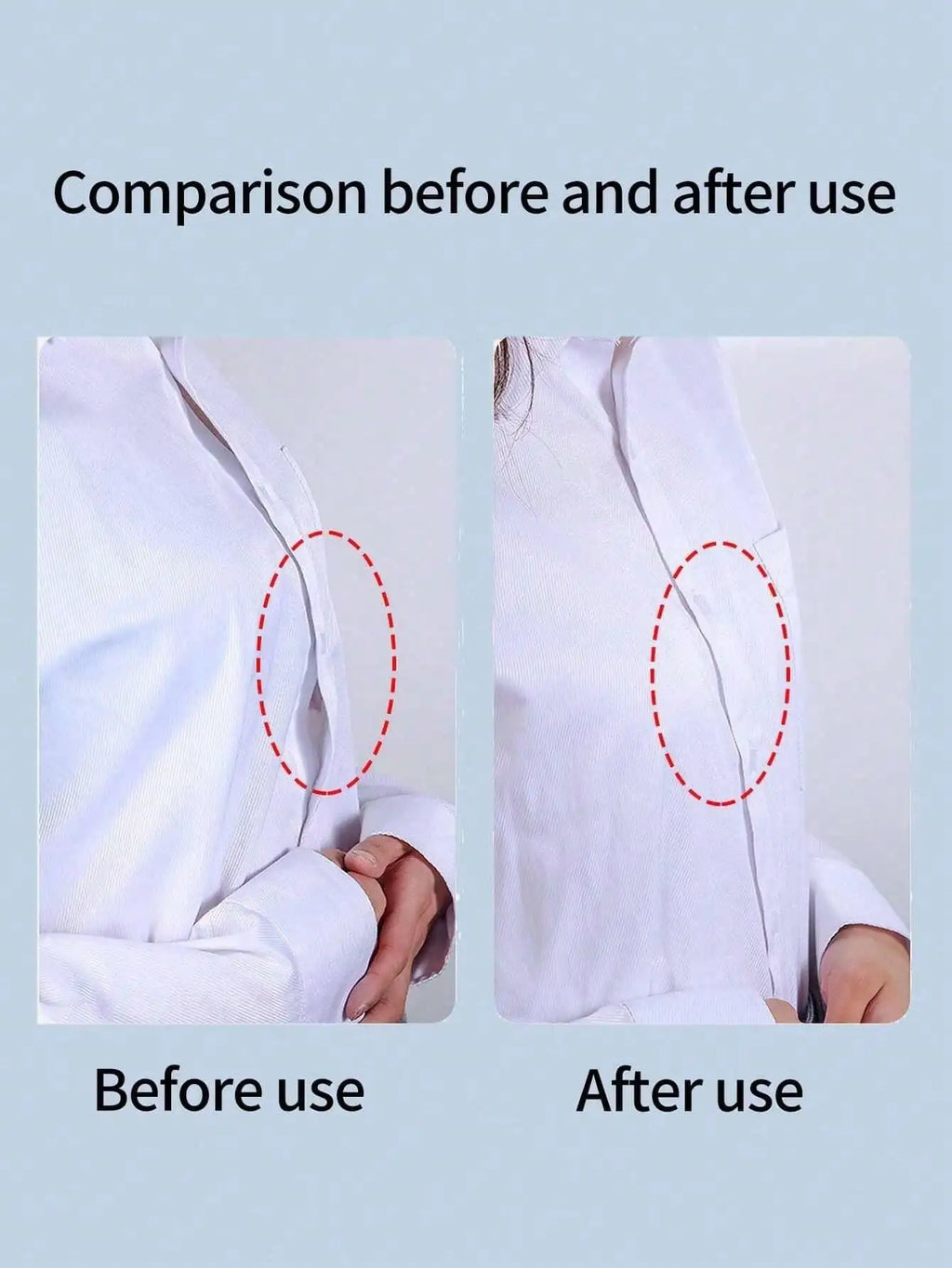 Shirt Anti Light Strip Collar Shoulder Strap Invisible Leak Proof Qme