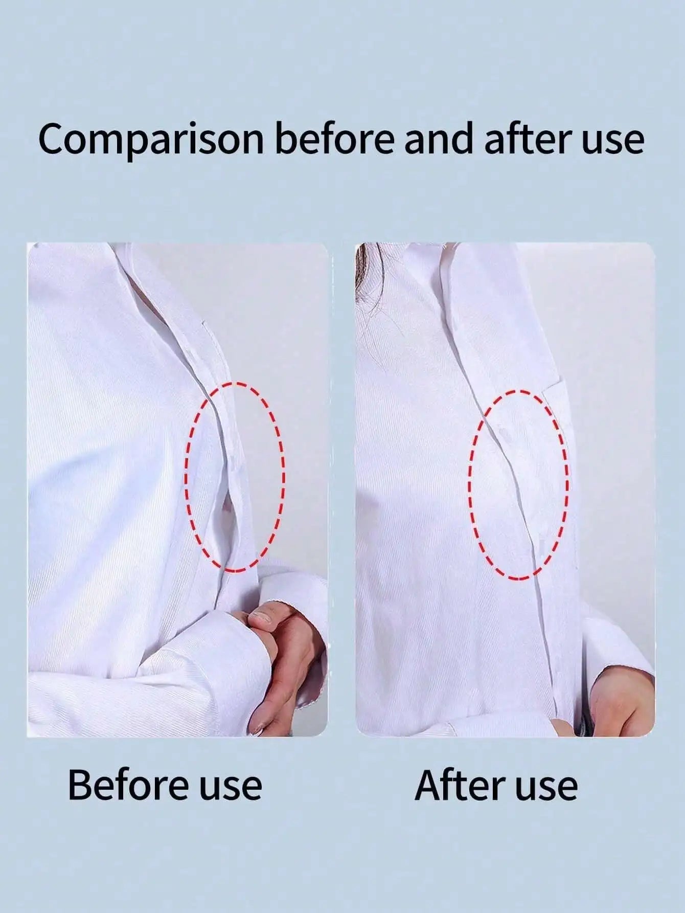 Shirt Anti Light Strip Collar Shoulder Strap Invisible Leak Proof Qme