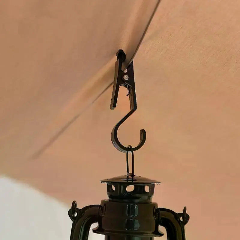 Premium Portable Outdoor Canopy Clip Versatile Hook Rack Camping Qme