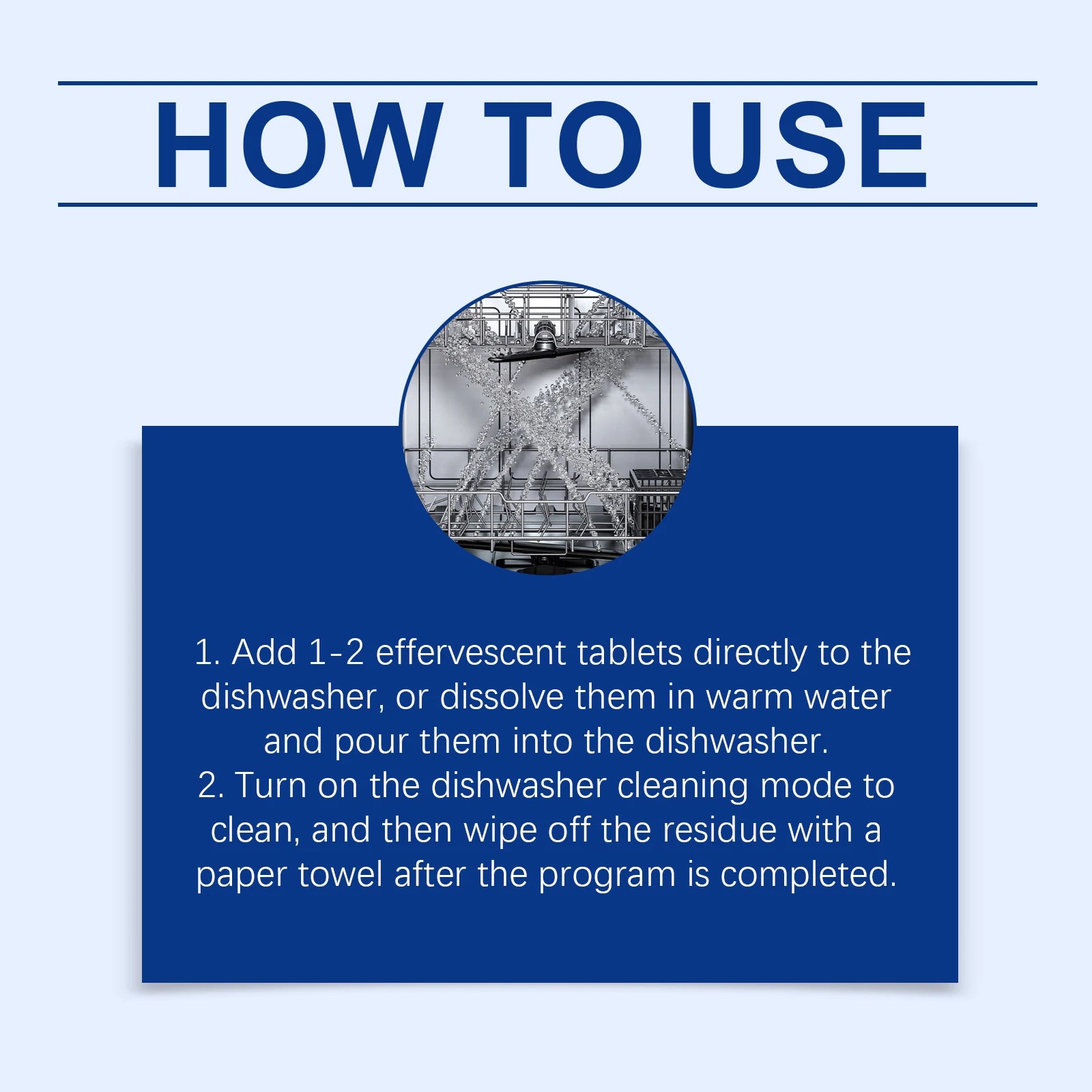 Dishwasher Cleaner Quickly Dissolving Oil Stain Reduce Odors Effectively Inhibit Bacterial Growth Remove Scale Detergent Tablets Qme