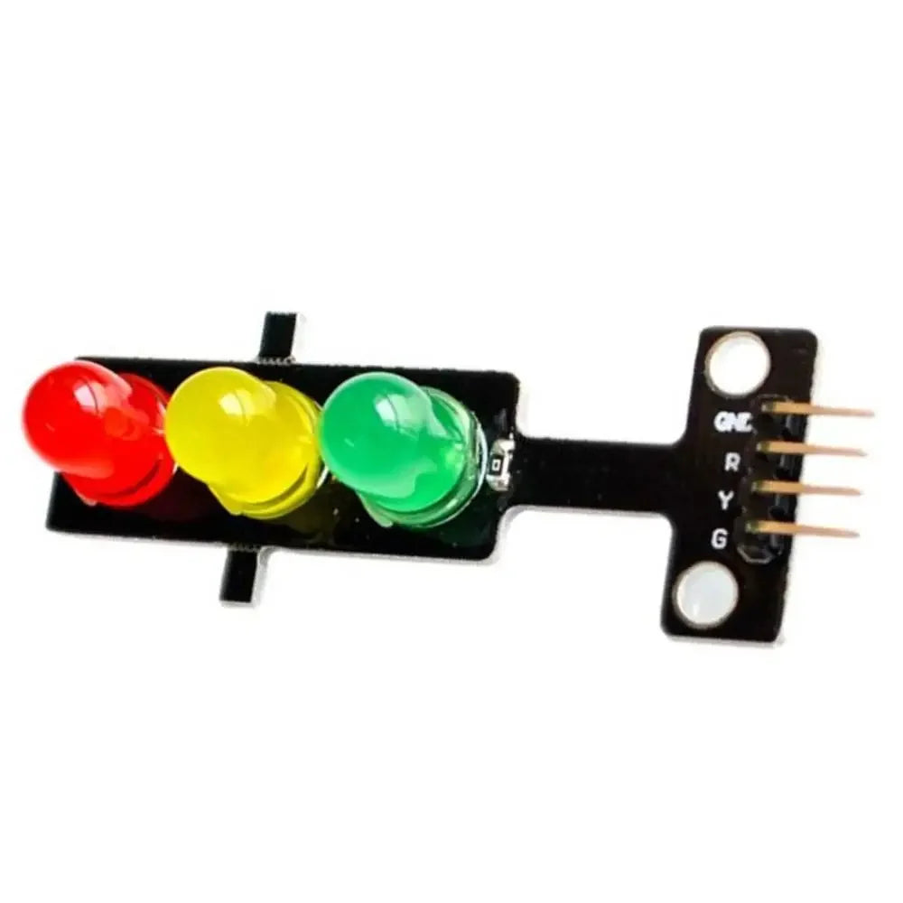 5V LED Traffic Light Module | Digital Signal Control | 3 Lights Separate Drive Project DIY Kit Qme