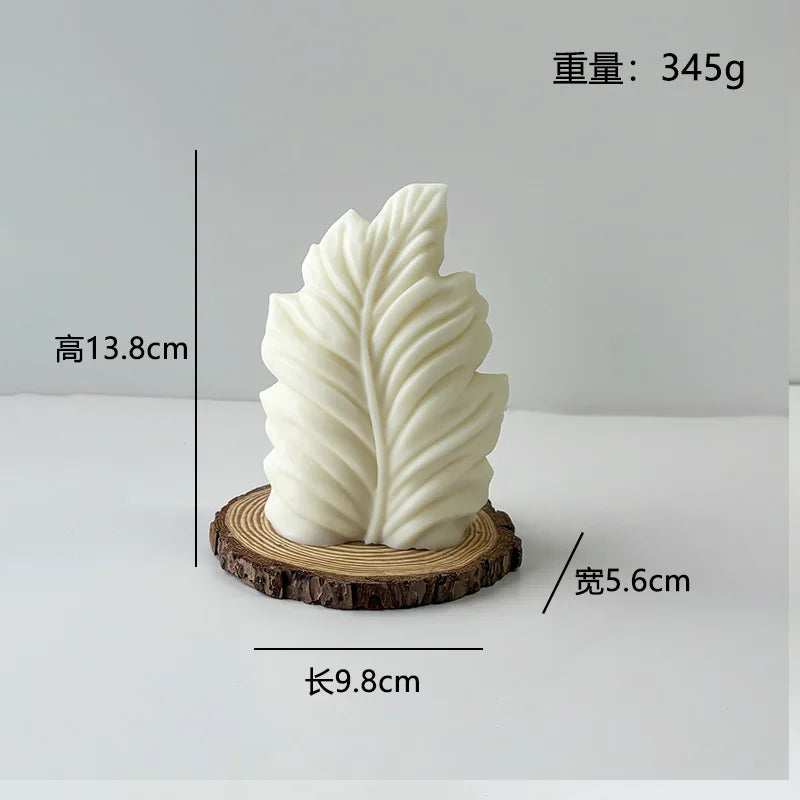 Nordic Minimalist White Scented Candle Atmosphere Home Decor Wedding Arrangement Cylinder Geometric Shape Fragrance Candle Qme H-0215