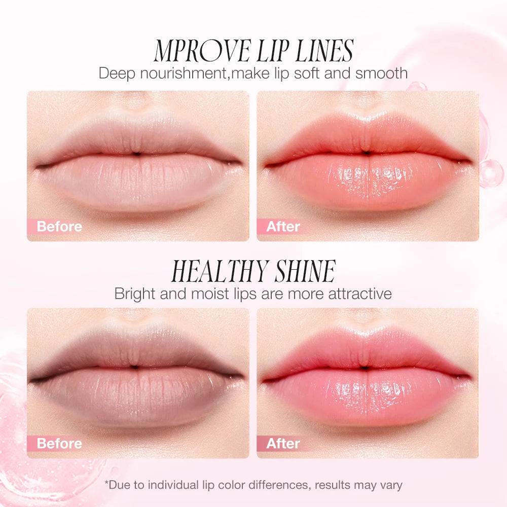 O TWO Lipstick Lip Gloss Balm Changing Transferproof Long Lasting Qme
