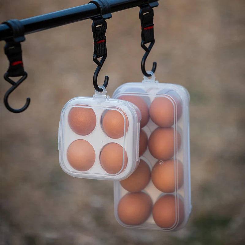 Egg Box Storage Outdoor Shockproof Portable Camping Shatterproof Tray Qme