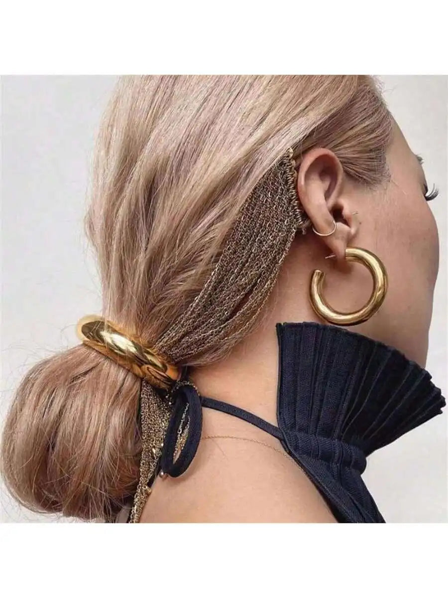 Alloy Shiny Surface Hair Rope Retention Wear Resistance High-quality Qme Great Ellipse
