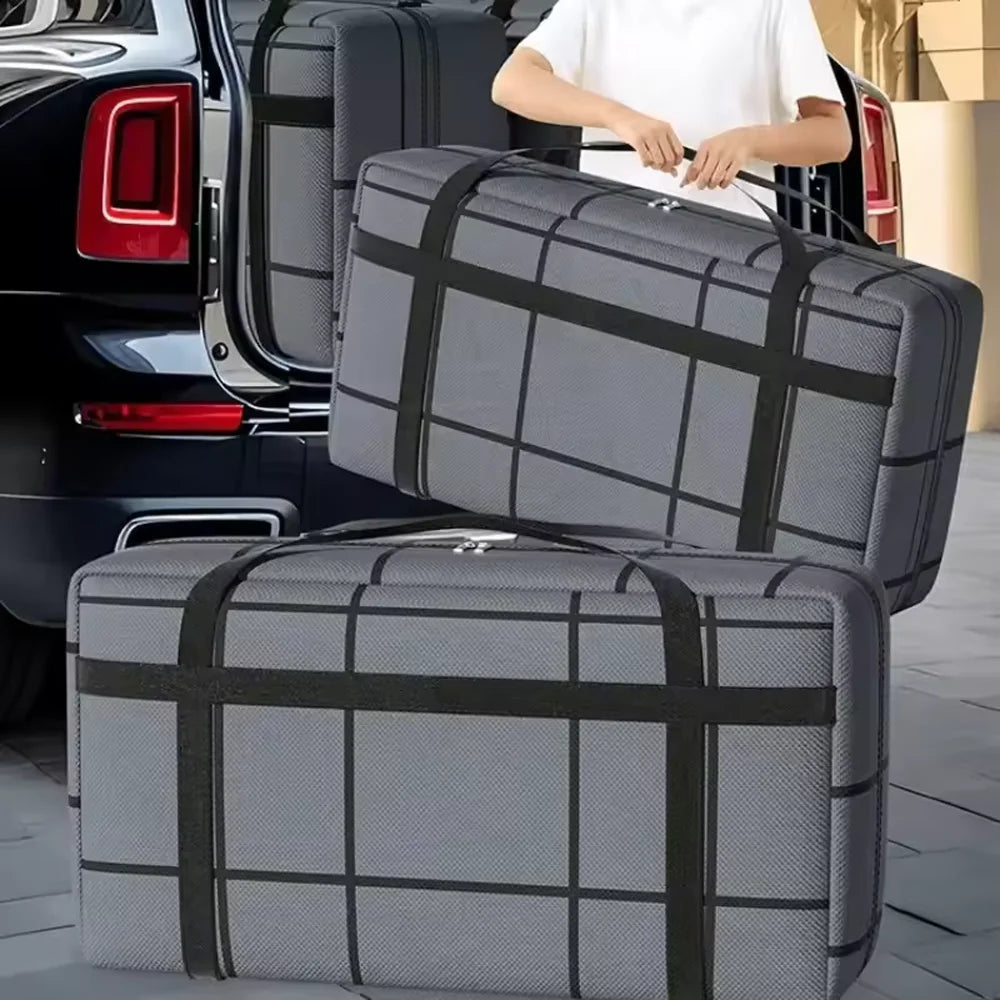 Thickened Dustproof & Moisture-Proof Large Capacity Handheld Packing Bag Home Wardrobe Clothes & Quilt Storage Moving Essential Qme