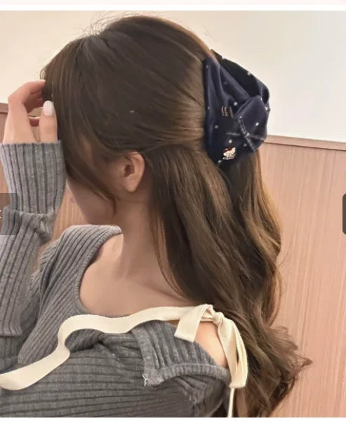 New Hello Kitty Cute Hair Clips Elegant and Stylish Updo Clips Sweet and Cute Cartoon Hair Accessories Qme 15