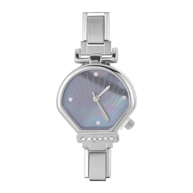 Fashion Stainless Steel Ocean Series Seashell Starfish Watch Bracelet