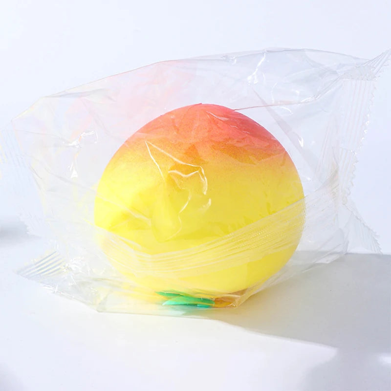Anti-stress Peach Toys Slow Rising Fruit Squeeze Toy Funny Stress Qme