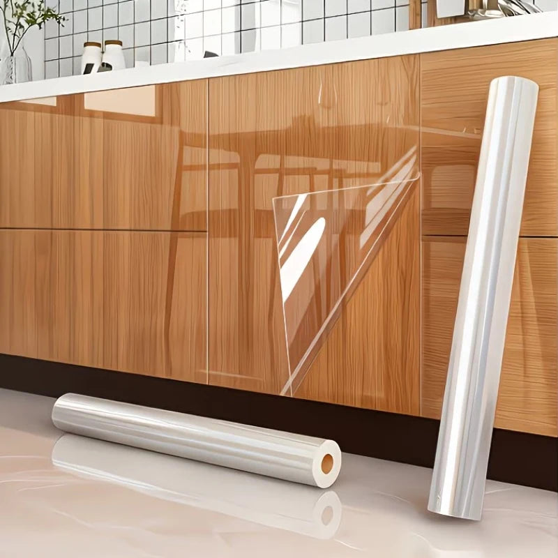 Transparent Household Wall Static Cling Film Waterproof Oil Proof Qme 001 40cmX10m