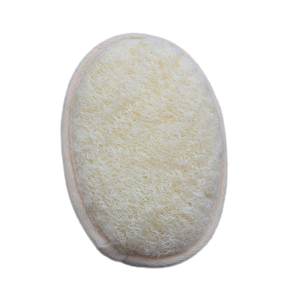 Exfoliating Sponge Pad Natural Towel Gourd Sponge Scrub Body Gloves for Men and Women Durable Bathing Spa Deep Cleaning Tool Qme