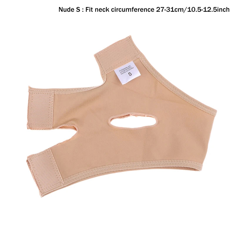 Face Lift Up Mask Cheek Chin Neck Slimming Thin Belt Strap Beauty Qme S Nude