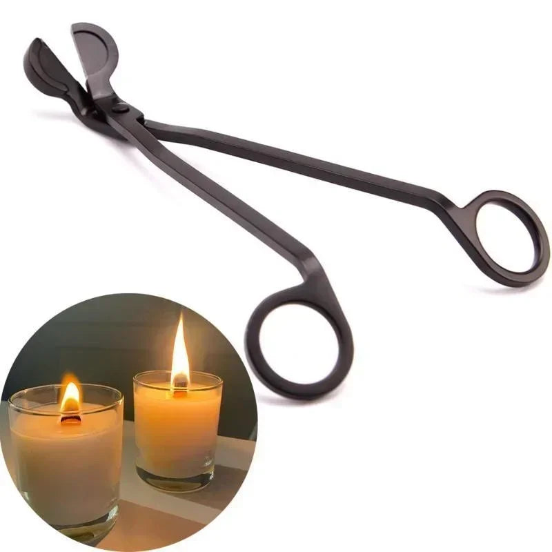 Candle Wick Trimmer Stainless Steel Scissors Trim Cutter Round Head Qme