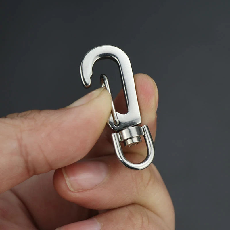 Survival Climbing EDC Snap Hooks Keychain Buckle Clips Mini Spring Qme