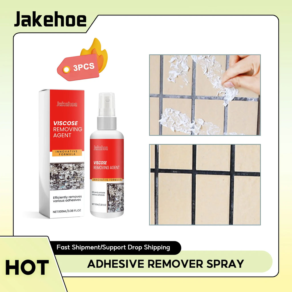 Adhesive Remover Spray Sticky Residue Remover Wall Sticker Glue Removal Car Glass Label Cleaner Polishing Adhesive Glue Spray Qme