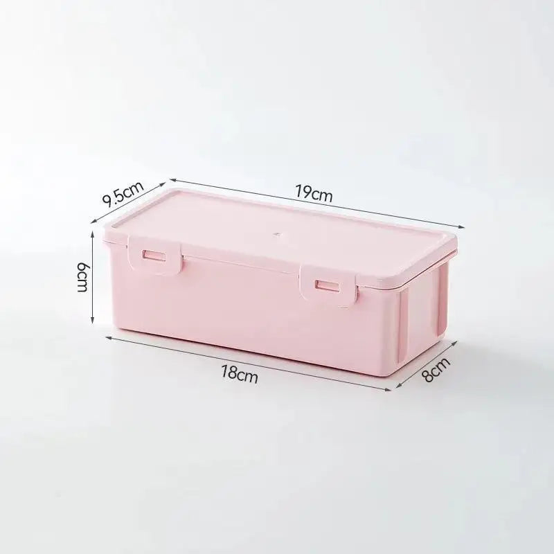 Macaron Plastic Pencil Case Large Capacity Snap Lid Perfect Students Qme I