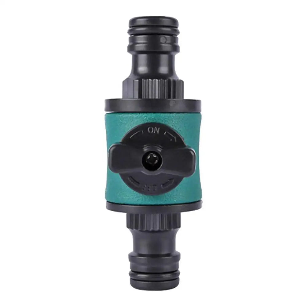 Water Hose Splitter Extension Hose Splitting Fittings Quick On/Off Outdoor Faucet Splitter Hose Adapter For Public Green Spaces Qme Black