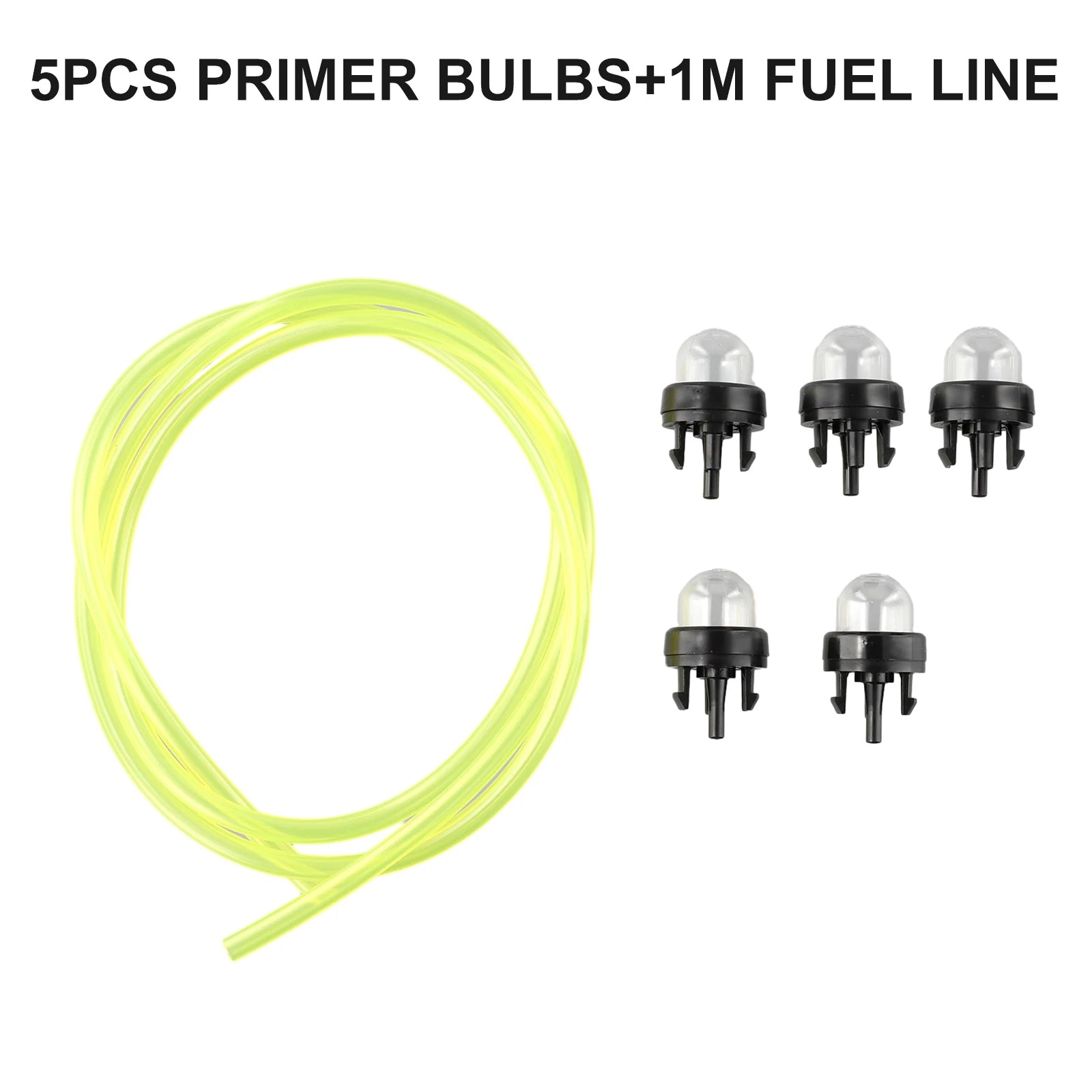 5pc Petrol Snap In Primer Bulb Fuel Pump Bulbs Fuel Line For Chainsaws Blowers Trimmer Chainsaw Carburetor For Ryobi For Stihl Qme