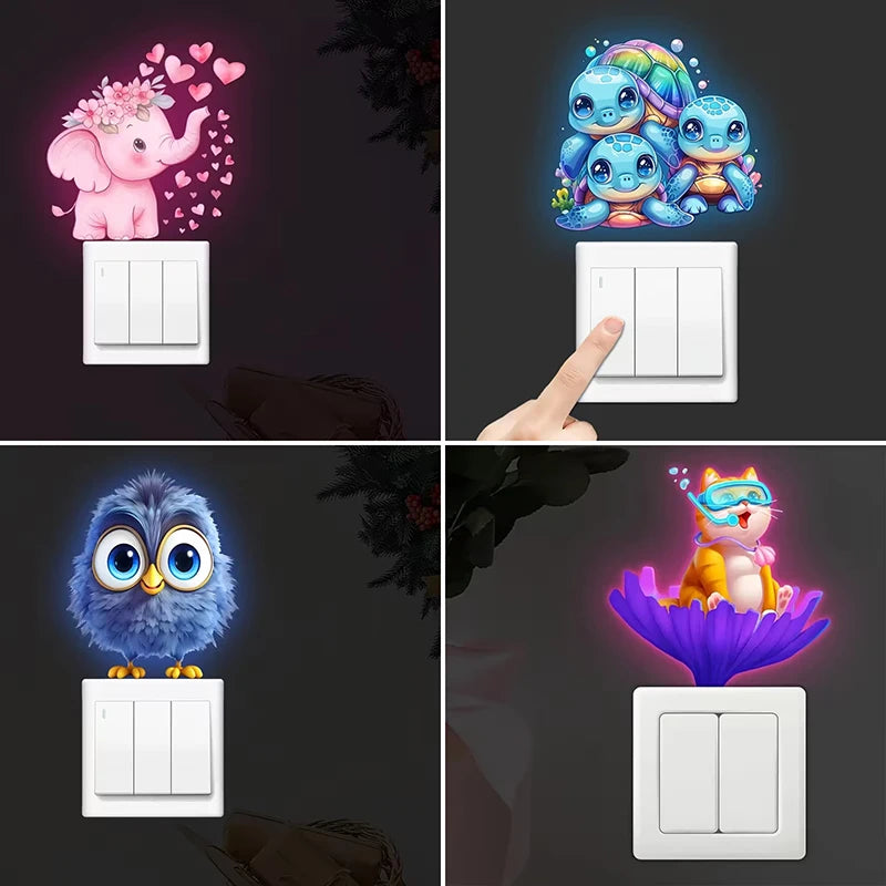 Self-adhesive Removable Wall Stickers Suitable Switches Qme