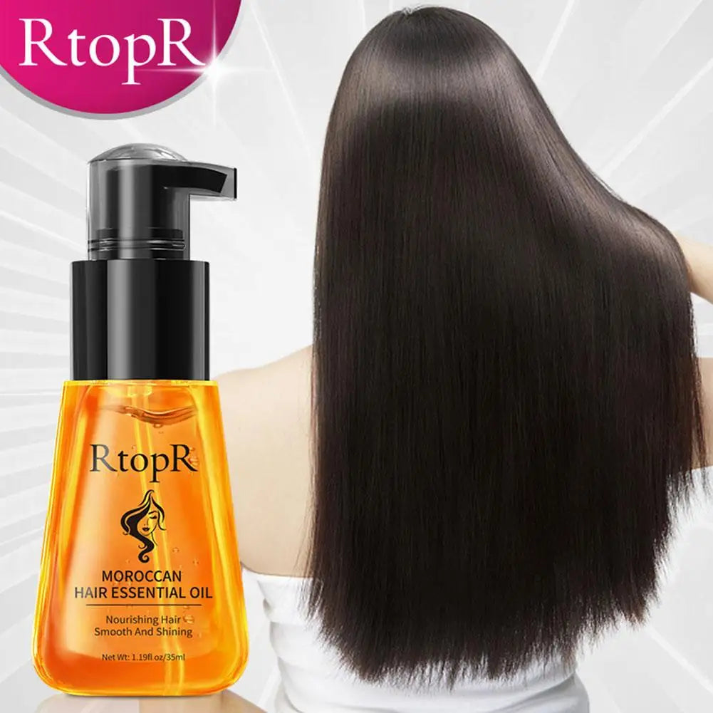 Moroccan Hair Oil Nourishing Repair Damaged Improve Split Rough Qme