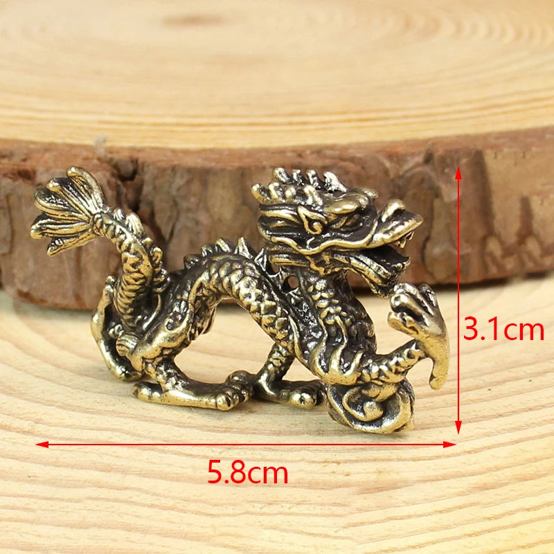 Antique Miniature Animal Ornaments Figurines Vintage Brass Mini Qme A05