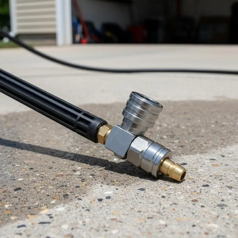 360° Rotatable Jet Nozzle - 1/4" Quick Connect Adapter, Leak-Proof Water Saving For Car Cleaning Qme