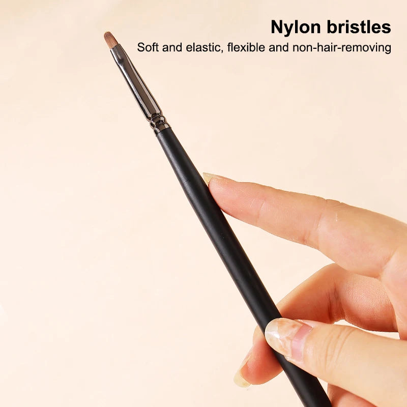 Wooden Handle Nail Drawing Brushes Manicure Lines Painting Gradient Qme