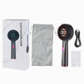 Electric Vibration Comb Red Light Anti Hair Loss Scalp Massager Oil Qme black USB Type-C