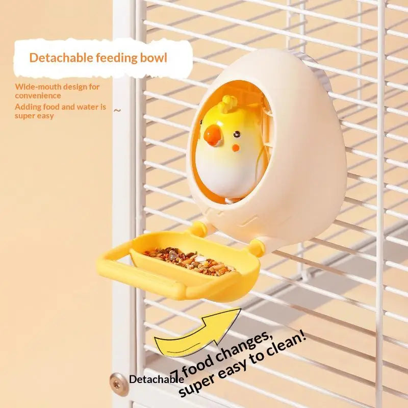 Boredom Gnawing Biting Self Entertaining Bird Toy Birdcage Decor Qme
