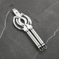 Stainless Steel Kitchen Multi-functional Bottle Opener Anti-slip Qme A