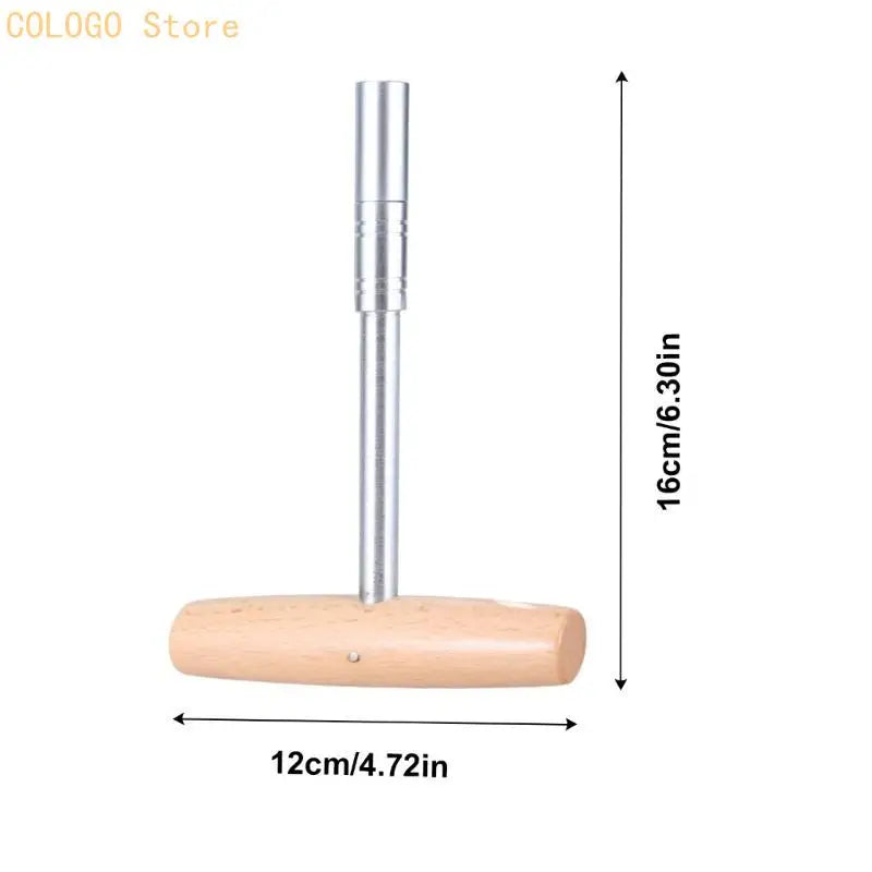 T Wrench Piano Tuning Tool Shaped Spanner Music Students Steel Qme