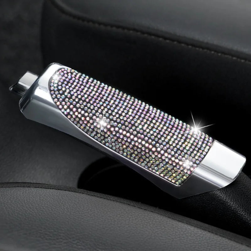 Bling handbrake cover - A protective side brake grip accessory for vehicle interior decoration Qme Colorful