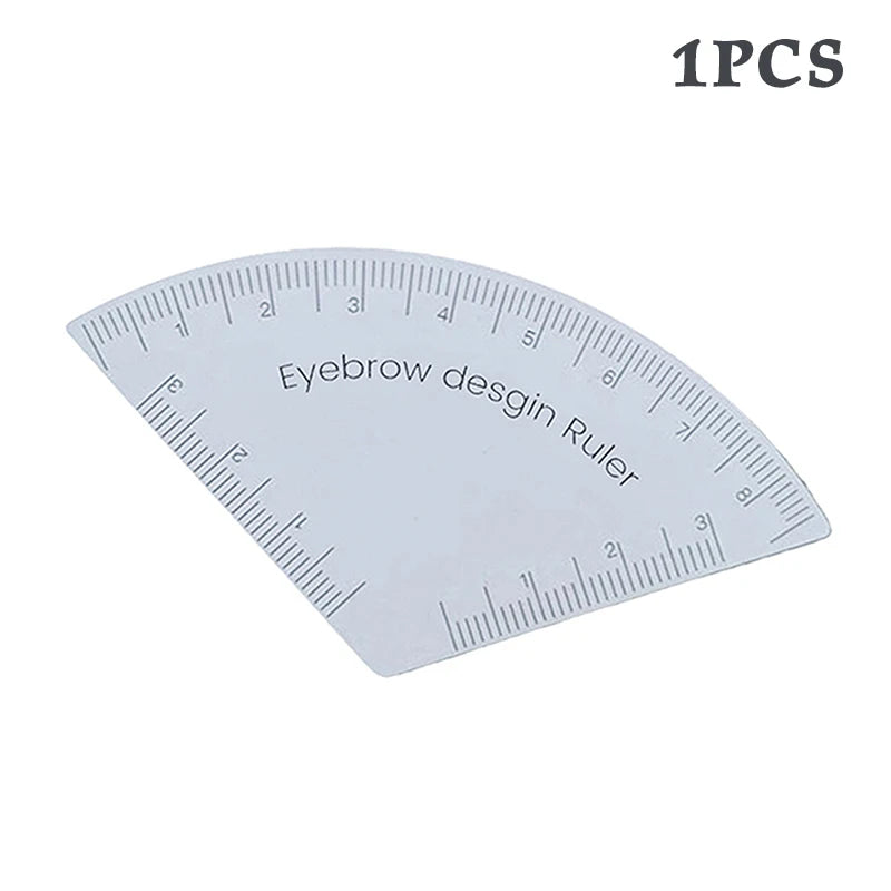 Reusable Fast Drawing Eyebrow Design Ruler Microblading Mapping Tool Qme