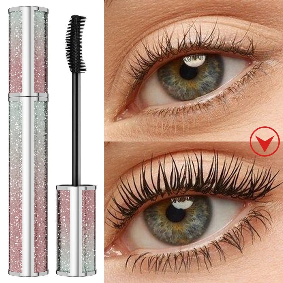 Black Waterproof Mascara All Lengthening Make Up Products Eyelash Qme 1pc