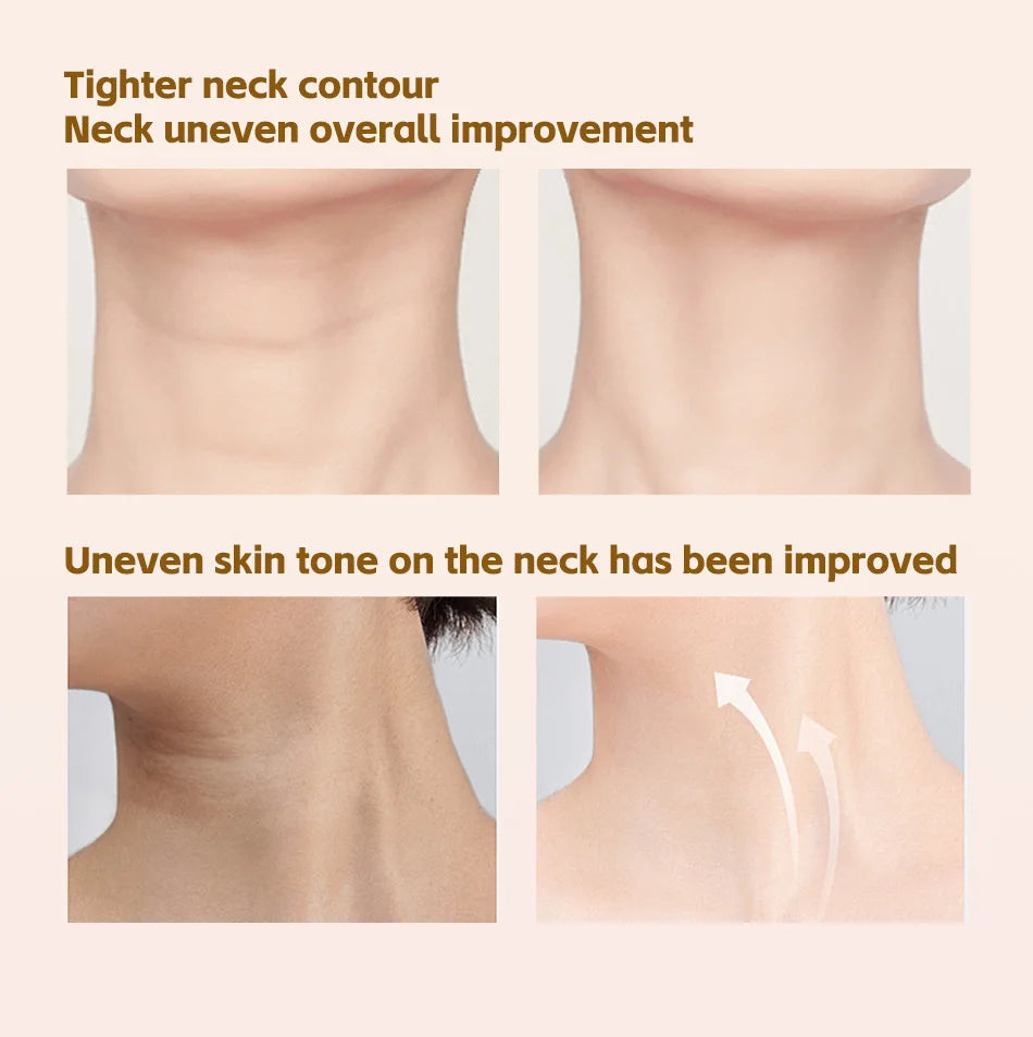 Turmeric Neck Cream Remove Wrinkle Anti-Aging Firming Whitening Moisturizing Nourishing Smooth Tighten Skin Care Beauty Health Qme
