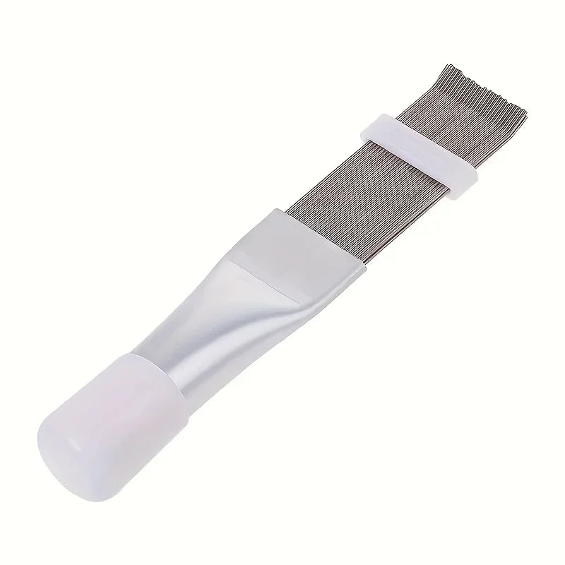 Air conditioner fin cleaning brush, fin straightener, air conditioner cleaning tool Qme