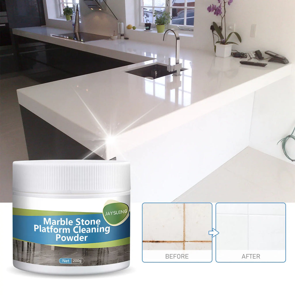 Stone Stain Remover Tile Stubborn Oil Stain Cleaning Bathroom Mold Removal Decontamination Polishing Powder Ceramic Tile Cleaner Qme