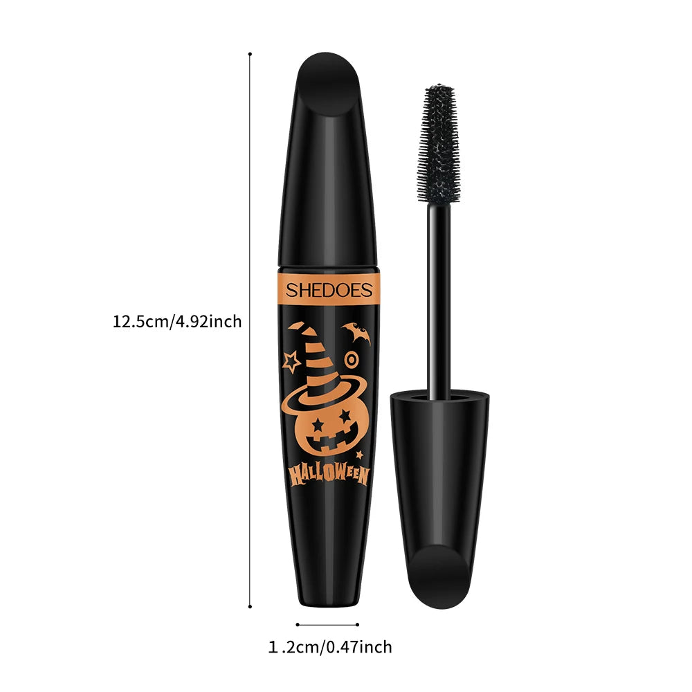 Halloween Eye Black Curly Thick Waterproof Sweat Proof Durable Qme