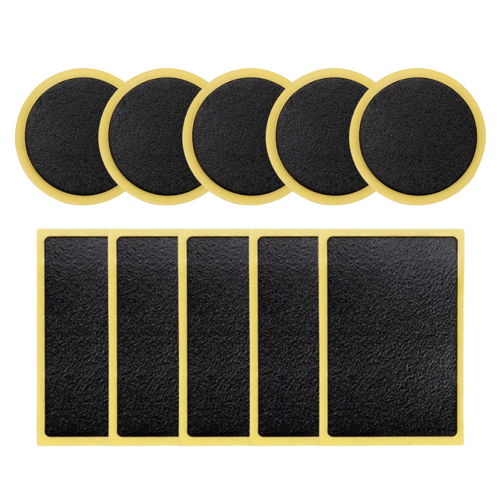 10PCS No-glue Adhesive Quick Repairing Car Motorcycle Tire Repair Patches Car Motorcycle Bike Tire Repair Tools Bike Accessories Qme
