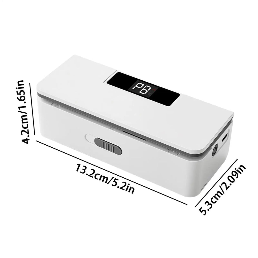 Vacuum Sealer Machine Magnetic Sealing Tool 2 In 1 Heat Sealer With Cutter For Home Dormitory Apartment Restaurant Snacks Qme