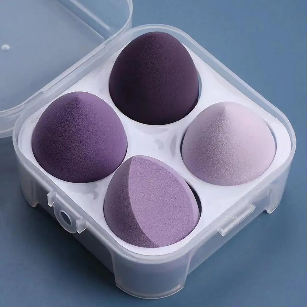 4pcs/set Color Mixing Beauty Egg Beauty Sponge Makeup SpongeMakeup Tools Foundation Make-up Facial Makeup Tools Makeup Qme
