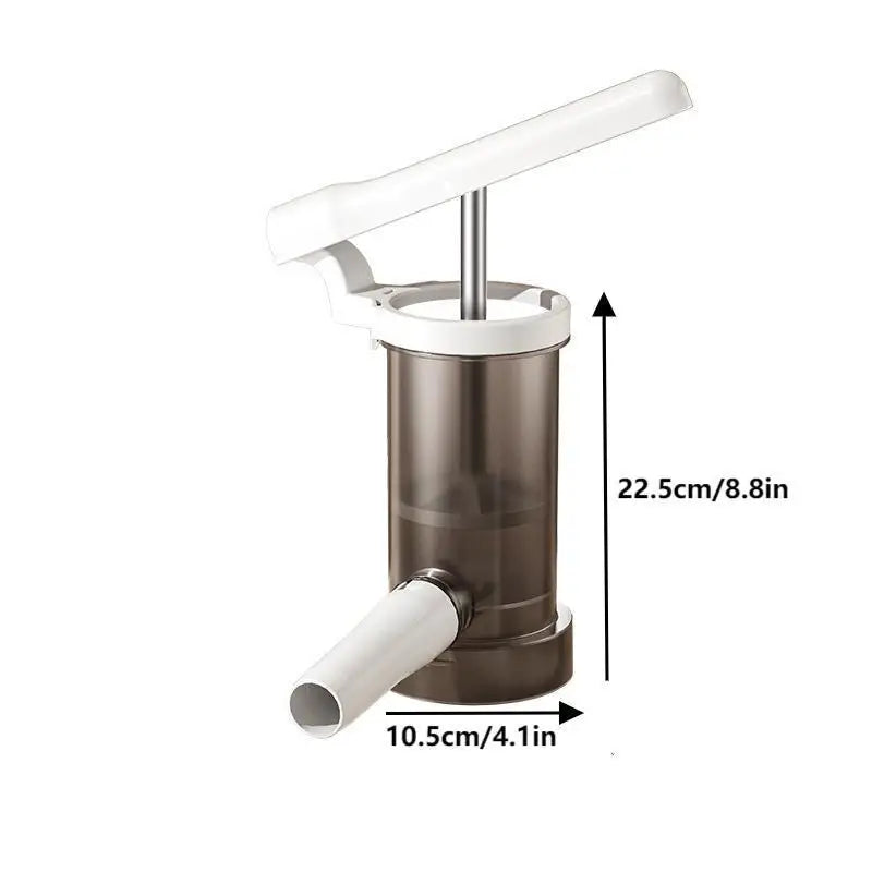 Homemade Sausage Maker With Stuffing Pipe Manual Fast Meat Stuffer Filling Machine Large Capacity Heavy Duty Kitchen Tools. Qme