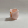 Daily Gardening Home Decoration Flowerpots Rose Shape Succulent Basin Qme Pink